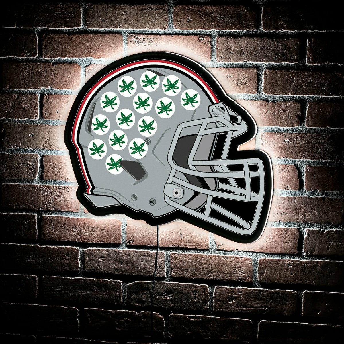 Team Sports America Classic - LED Wall Decor, Helmet, Ohio State University