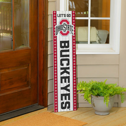 Team Sports America Trending - 47" Double Sided Leaner, Ohio State University, Christmas