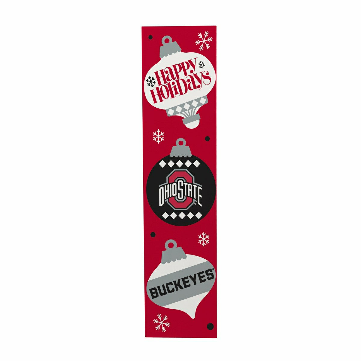 Team Sports America Trending - 47" Double Sided Leaner, Ohio State University, Christmas