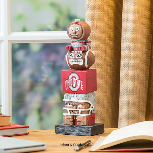 Team Sports America Best Seller - Ohio State Buckeyes Tiki Team Totem Garden Statue