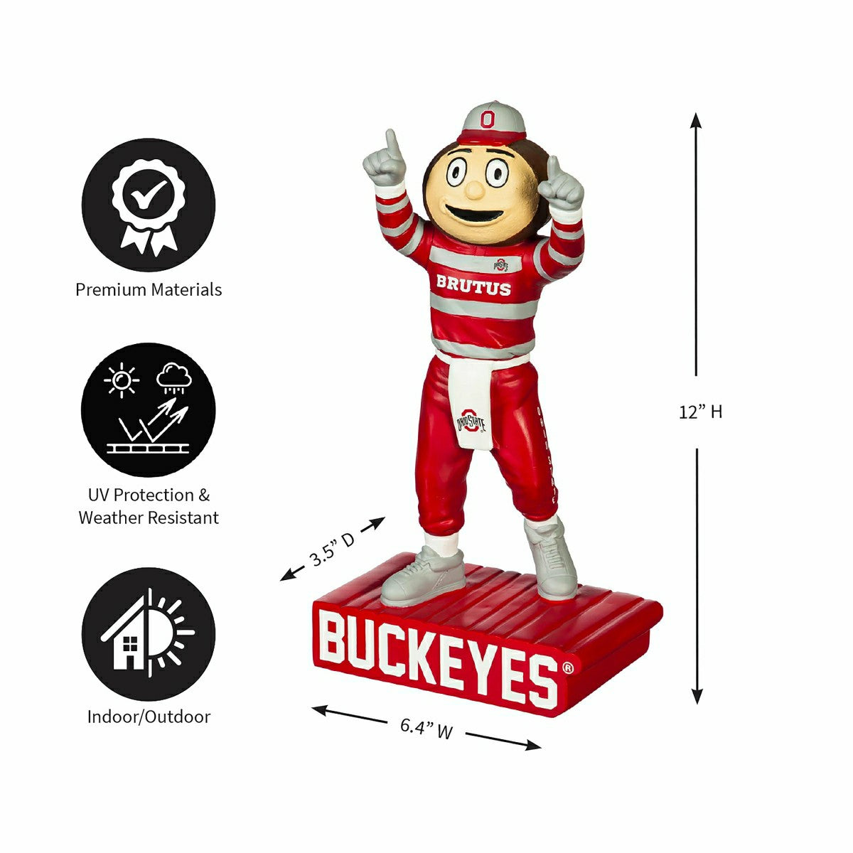 Team Sports America Recommended - Ohio State University, Mascot Statue