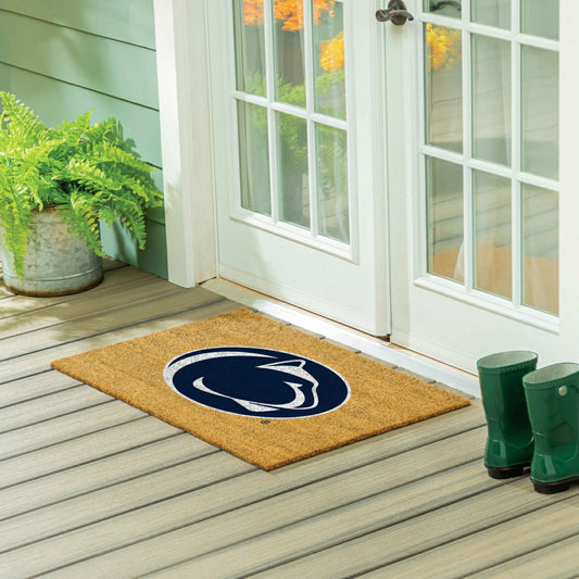 Team Sports America Recommended - Penn State Large Full Color Coir Mat, 36"x24"