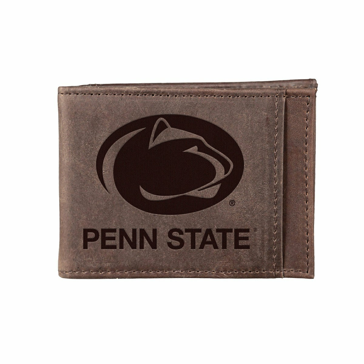 Team Sports America Everyday - Slim Bi-Fold Wallet with RFID Blocking, Penn State, Brown