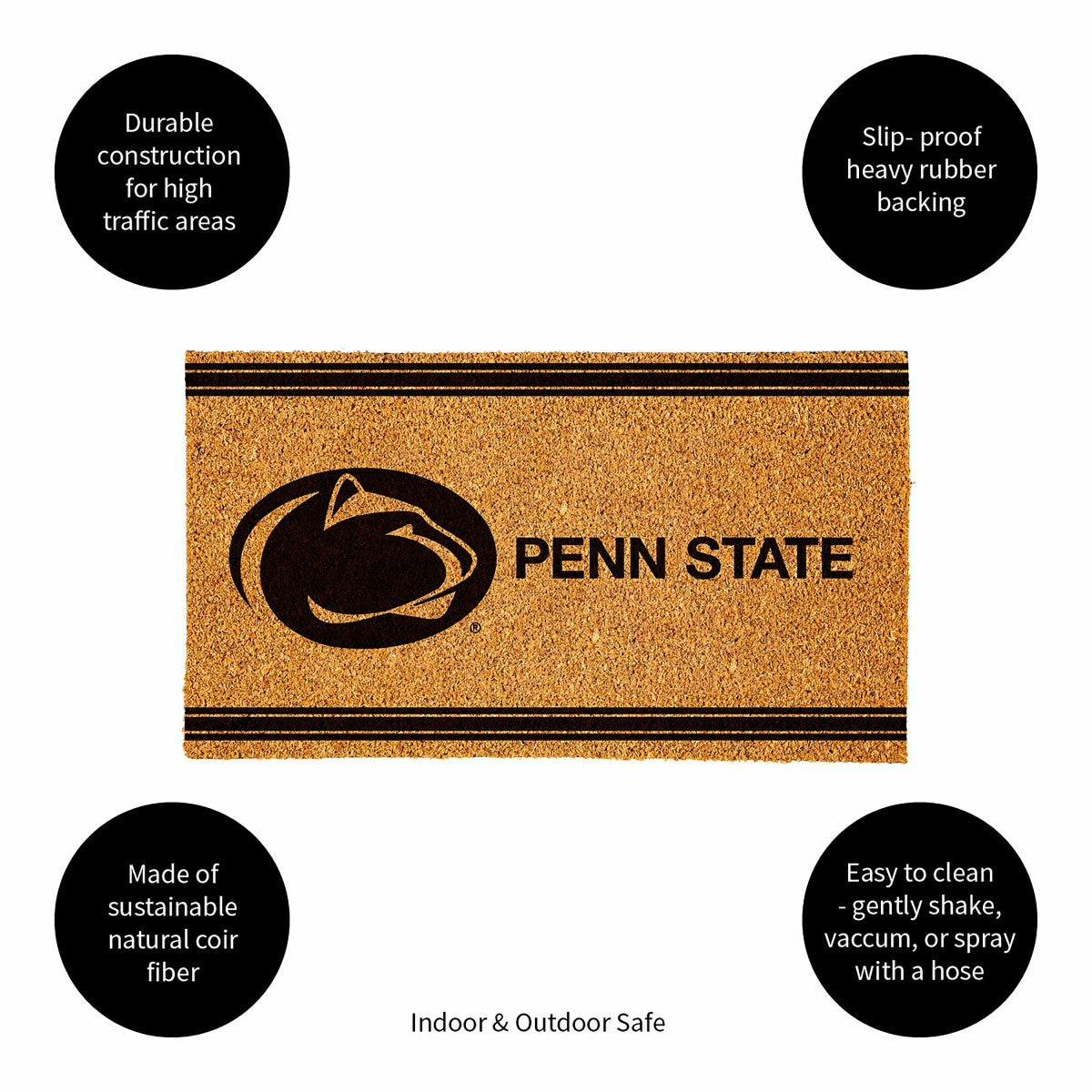 Team Sports America Essential - Penn State, Coir Mat 1C