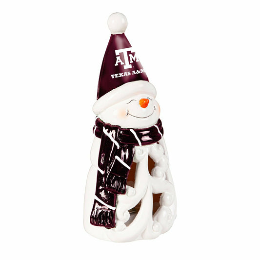 Team Sports America Classic - Texas A&M Snowman LED Statuary, 8"