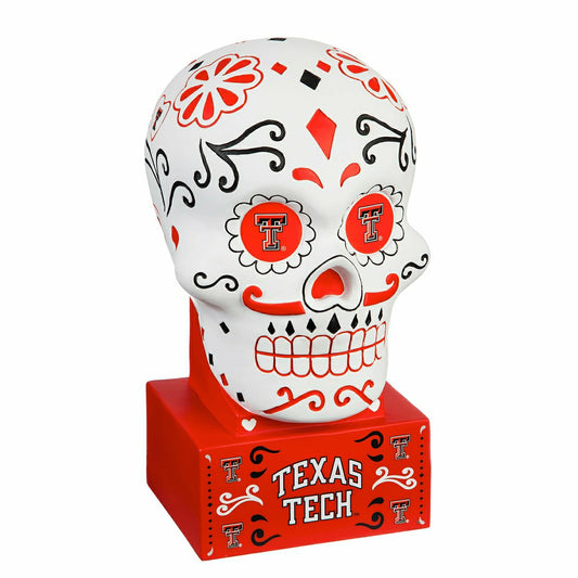 Team Sports America Essential - Texas Tech, Sugar Skull Statue