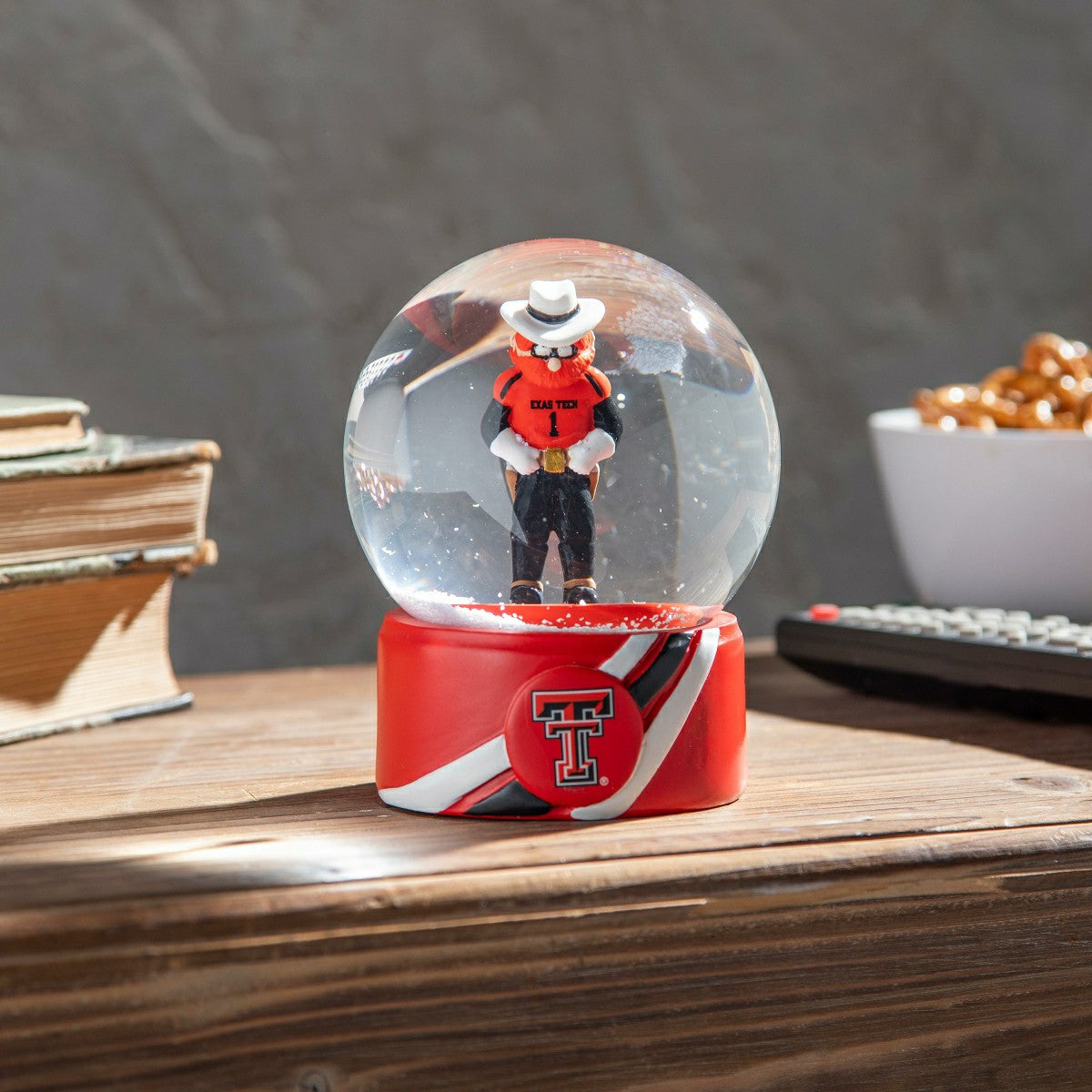 Team Sports America Exclusive - Water Globe, Texas Tech University