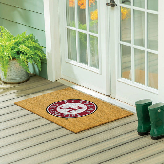 Team Sports America Recommended - University of Alabama Large Full Color Coir Mat, 36"x24"