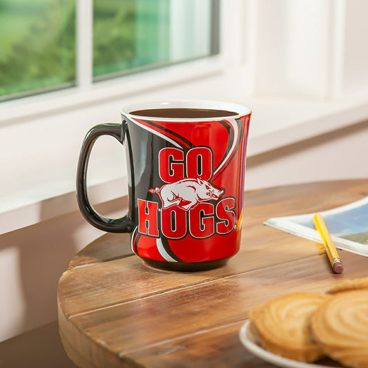 Team Sports America Essential - University of Arkansas, 14oz Ceramic Cup of Awesome with Matching Box