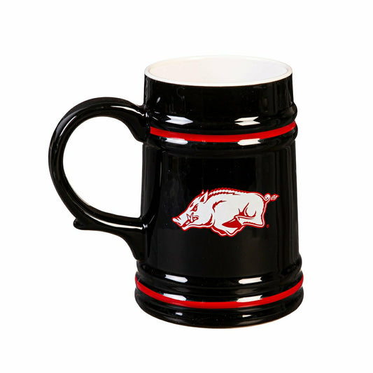 Team Sports America Best Seller - University of Arkansas Ceramic Stein Cup, 24oz