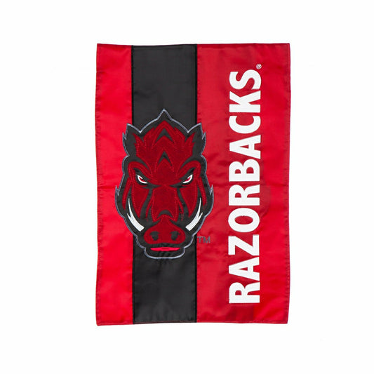 Team Sports America Exclusive - University of Arkansas Embellish Garden Flag