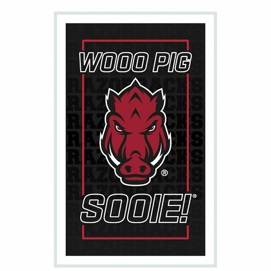Team Sports America Best Seller - University of Arkansas College Rectangle Neolite LED Decor