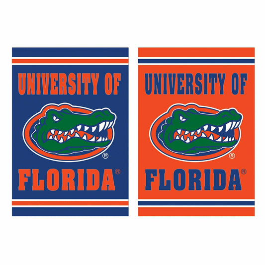 Team Sports America Signature - Embossed Suede Flag, House Size, University of Florida