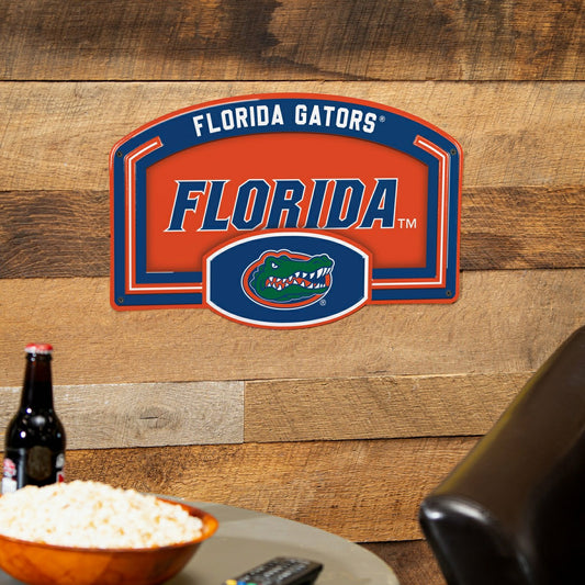 Team Sports America Best Seller - University of Florida USA Embossed Steel Wall Sign, 11" x 17"
