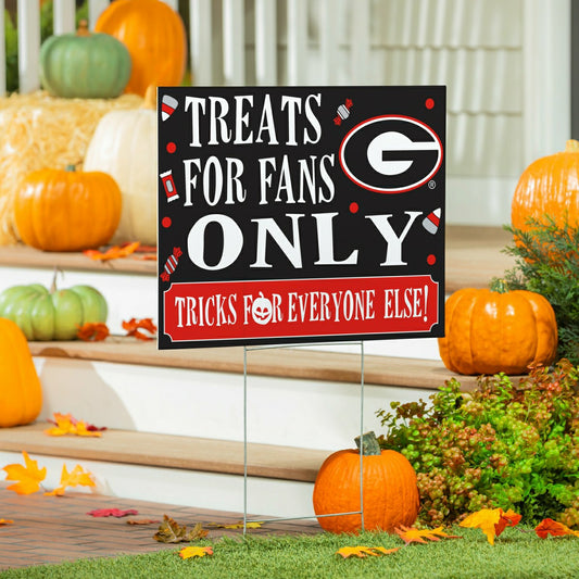 Team Sports America Essential - University of Georgia Yard Sign, Halloween Treats for Fans
