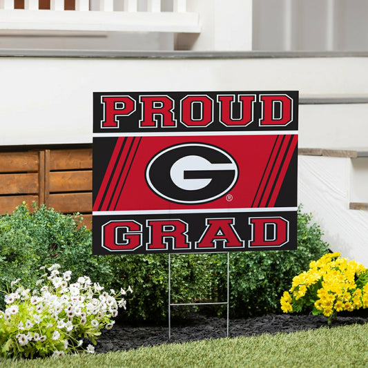 Team Sports America Recommended - University of Georgia Coroplast Yard Sign Graduate
