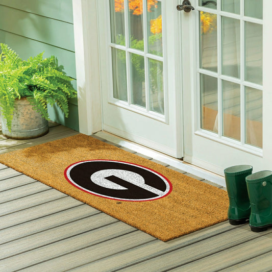 Team Sports America Classic - University of Georgia Extra Large Full Color Coir Mat, 60"x24"