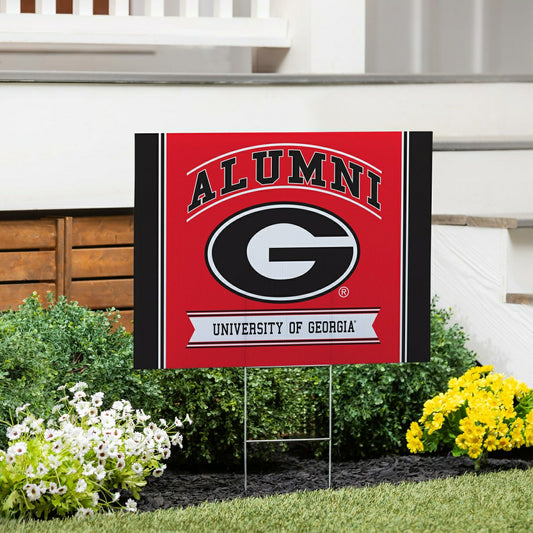 Team Sports America Best Seller - University of Georgia Coroplast Yard Sign Alumni