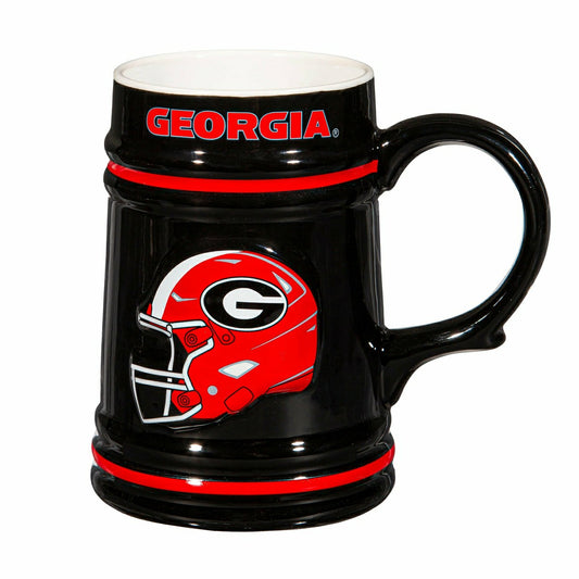 Team Sports America Trending - University of Georgia Ceramic Stein Cup, 24oz