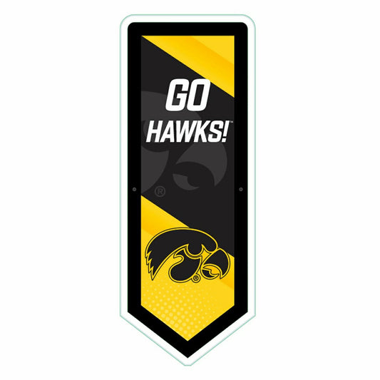 Team Sports America Classic - LED Wall Decor, Pennant, University of Iowa