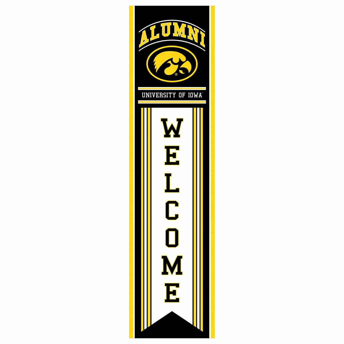 Team Sports America Recommended - University of Iowa Alumni Single Sided Large Leaner, 46"