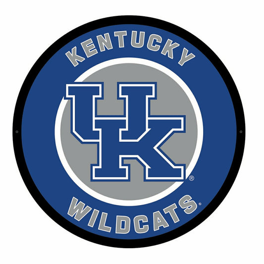 Team Sports America Essential - LED Wall Decor, Round, University of Kentucky