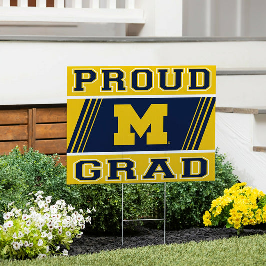 Team Sports America Recommended - University Of Michigan Coroplast Yard Sign Graduate
