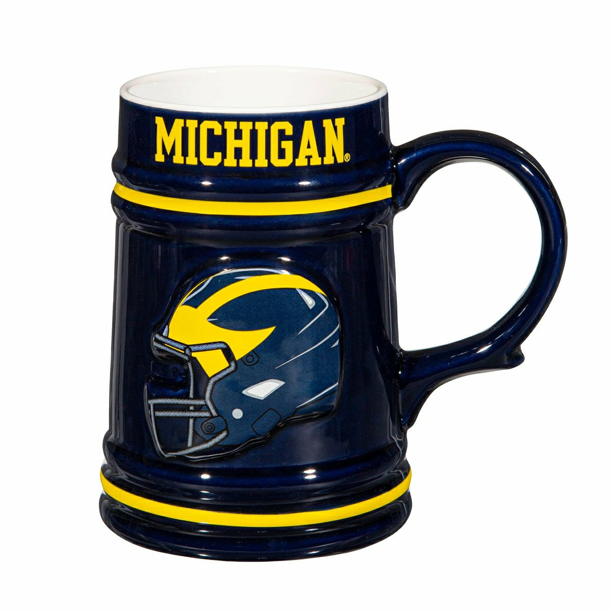 Team Sports America Trending - University Of Michigan Ceramic Stein Cup, 24oz