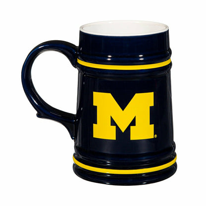 Team Sports America Trending - University Of Michigan Ceramic Stein Cup, 24oz