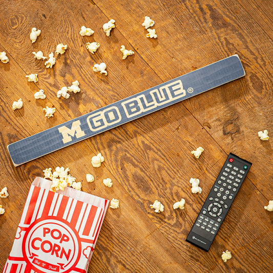 Team Sports America Recommended - University Of Michigan Engraved Wood Sign, 1.5" x 18"
