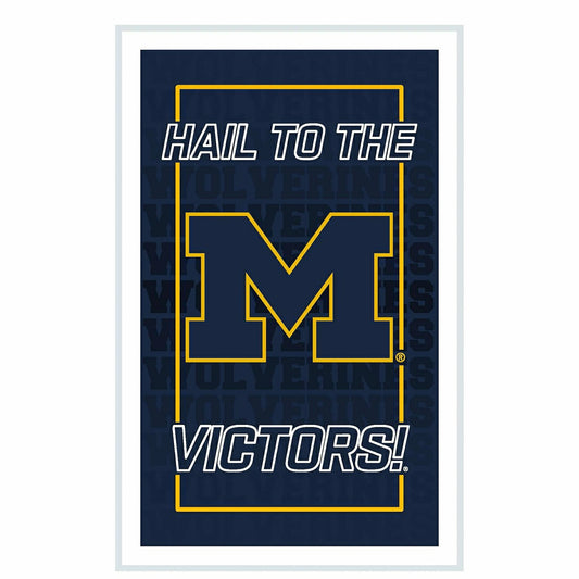 Team Sports America Trending - University Of Michigan College Rectangle Neolite LED Decor