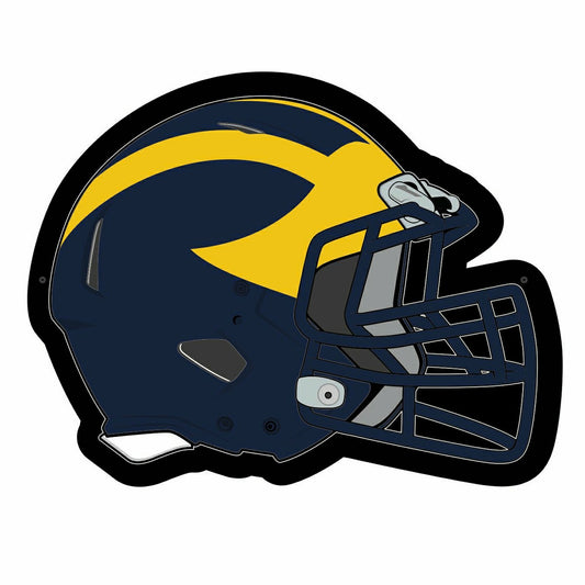 Team Sports America Recommended - LED Wall Decor, Helmet, University Of Michigan