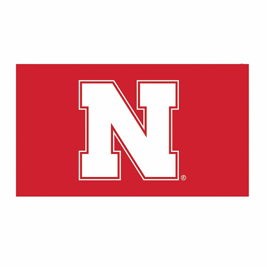 Team Sports America Value - Full Color PVC Mat, 16" x 28", University of Nebraska