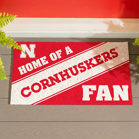 Team Sports America Trending - University of Nebraska, PVC Mat COLOR, Home of a Fan