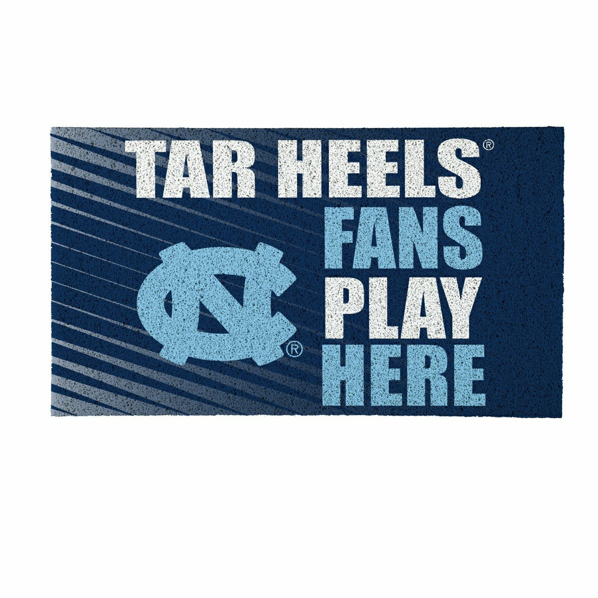 Team Sports America Classic - University of North Carolina Fan Mat, 28"x16"