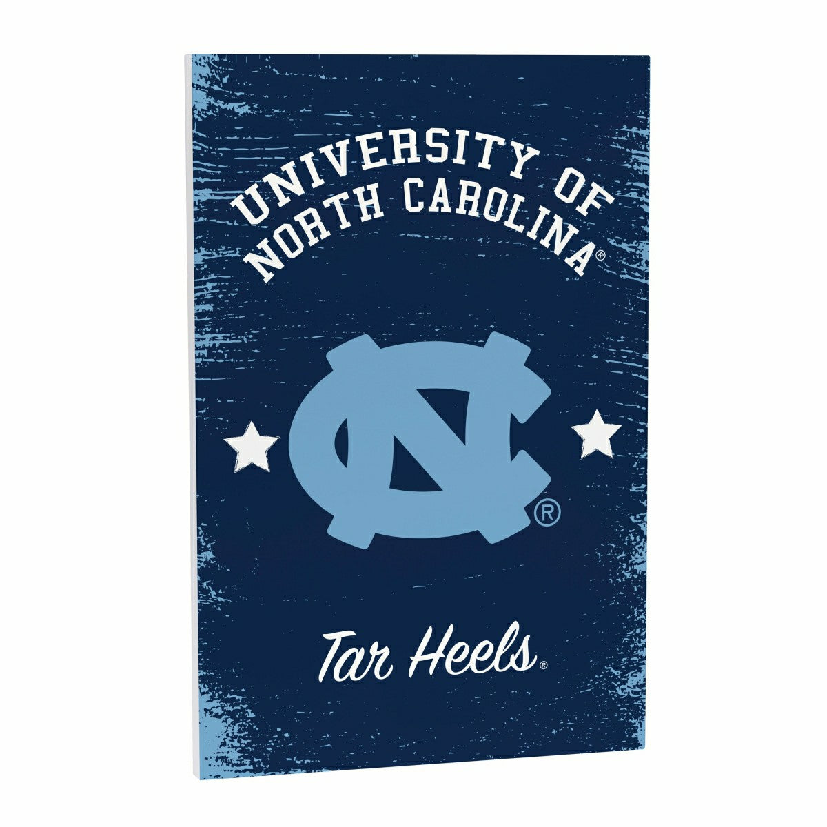 Team Sports America Essential - University of North Carolina Wood Wall Sign, 16x24