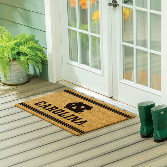 Team Sports America Classic - University of North Carolina Large One Color Coir Mat, 36"x24"