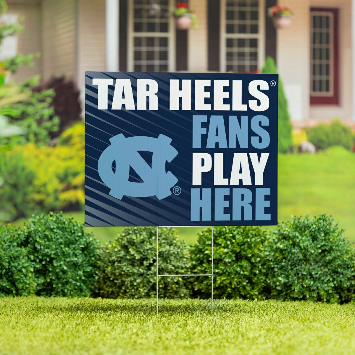 Team Sports America Everyday - University of North Carolina Coroplast Yard Sign "Fans Play Here"