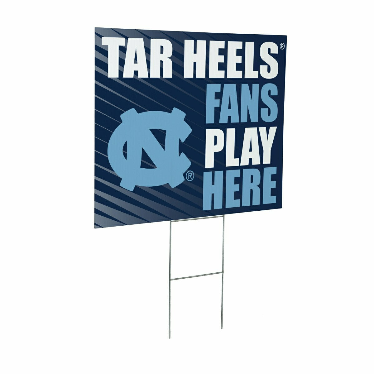 Team Sports America Everyday - University of North Carolina Coroplast Yard Sign "Fans Play Here"