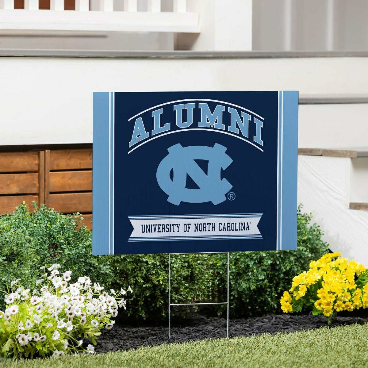 Team Sports America Best Seller - University of North Carolina Coroplast Yard Sign Alumni
