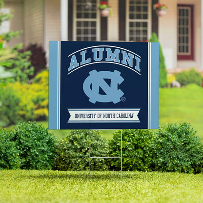 Team Sports America Best Seller - University of North Carolina Coroplast Yard Sign Alumni