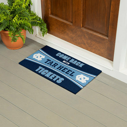 Team Sports America Recommended - 28" x 16" PVC Trapper Mat, Come Back with Tickets, University of North
