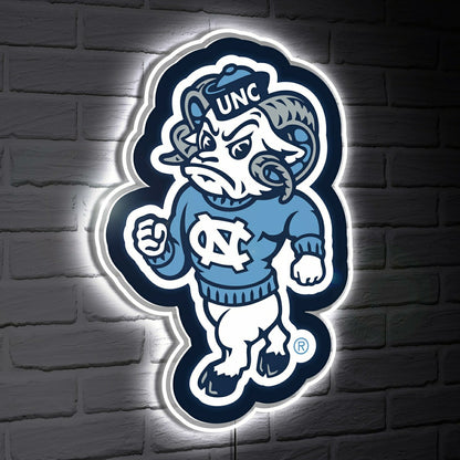 Team Sports America Trending - LED Wall Decor, Glazelite, College Mascot, University of North Carolin