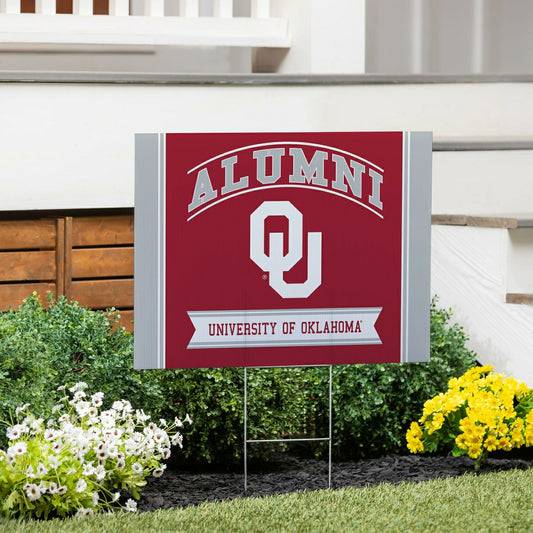 Team Sports America Essential - University of Oklahoma Coroplast Yard Sign Alumni