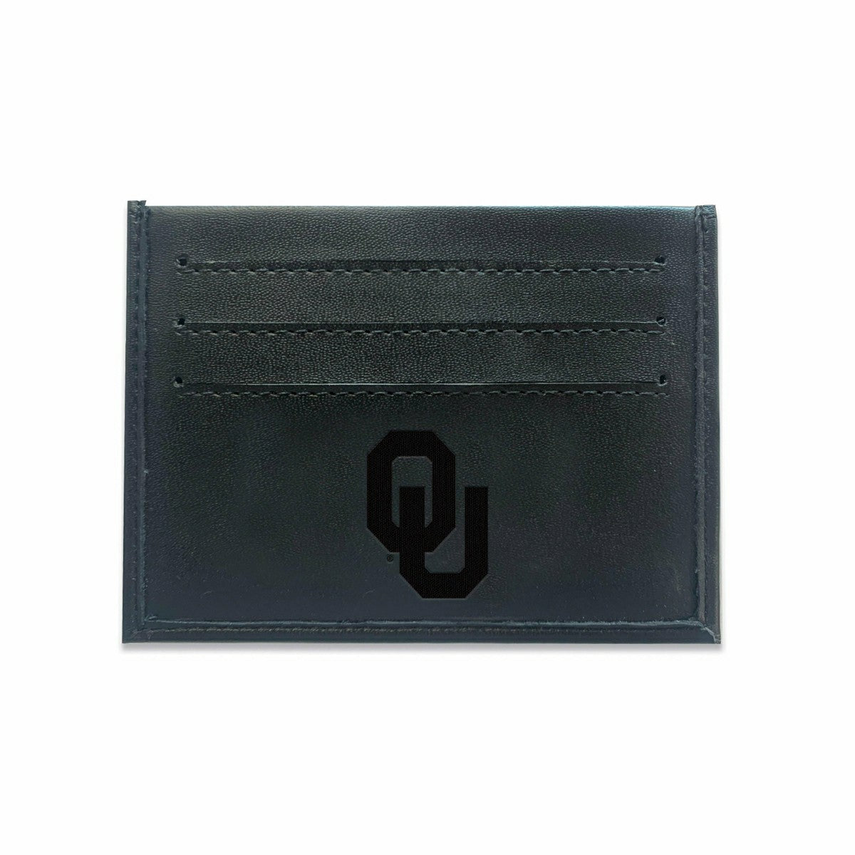 Team Sports America Recommended - Front Pocket Wallet w/ RFID Blocking, University of Oklahoma, Black