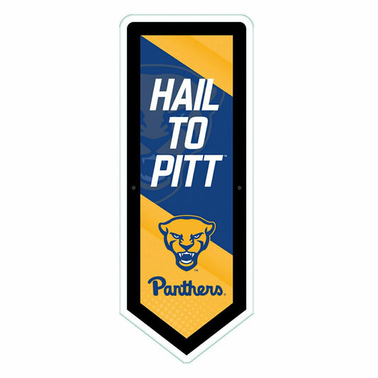 Team Sports America Signature - LED Wall Decor, Pennant, University of Pittsburgh