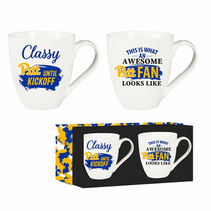 Team Sports America Signature - University of Pittsburgh, Ceramic Cup O'Java 17oz