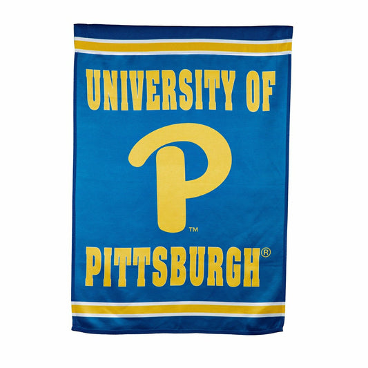 Team Sports America Value - Embossed Suede Flag, House Size, University of Pittsburgh