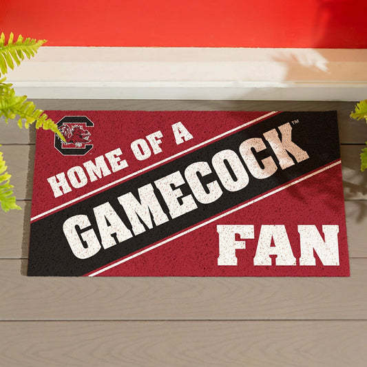 Team Sports America Signature - University of South Carolina, PVC Mat COLOR, Home of a Fan