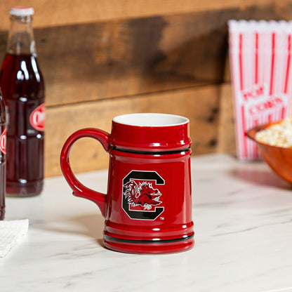Team Sports America Classic - University of South Carolina Ceramic Stein Cup, 24oz